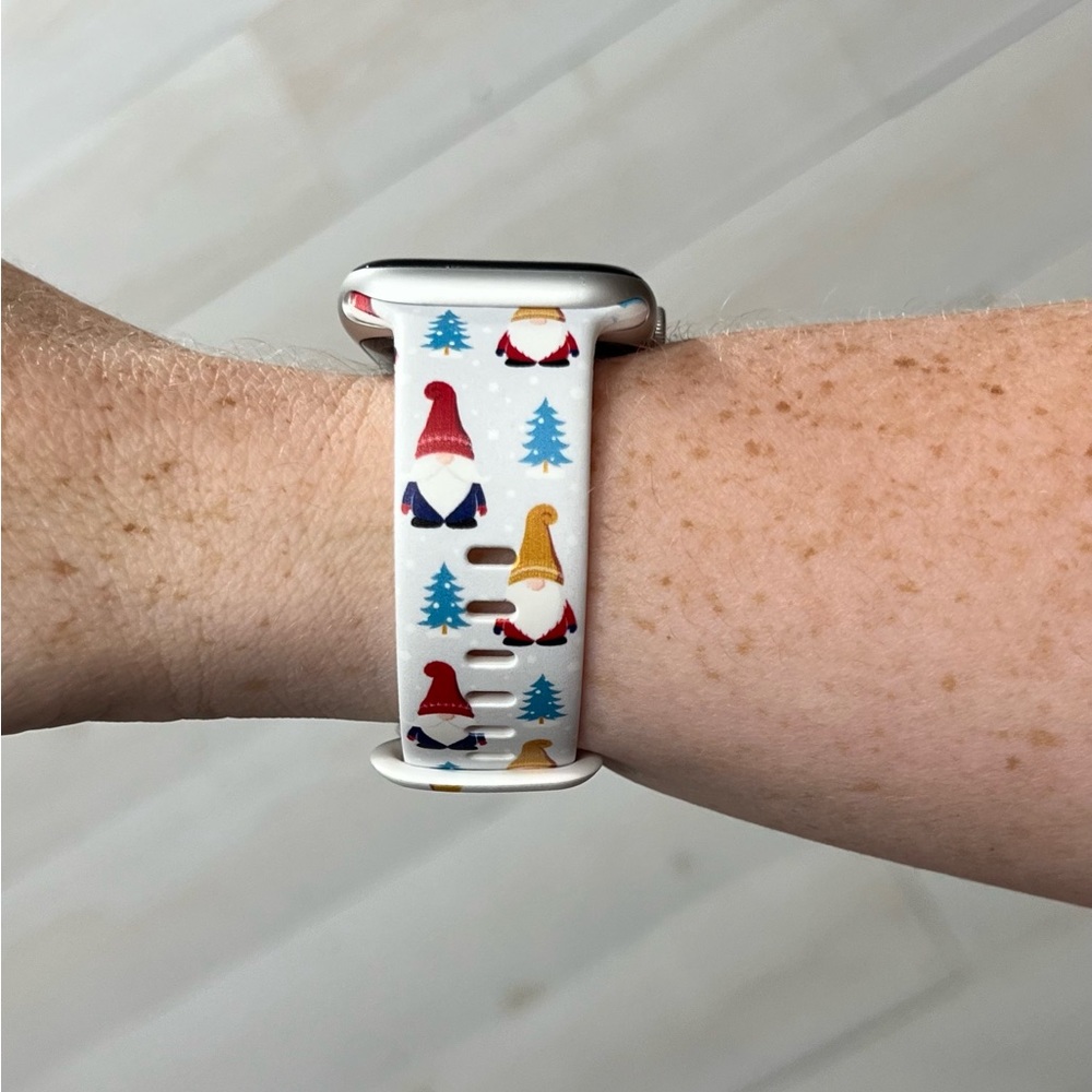Christmas Gnome watch band compatible with Apple Watches
